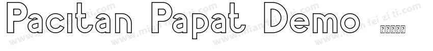 Pacitan Papat Demo字体转换